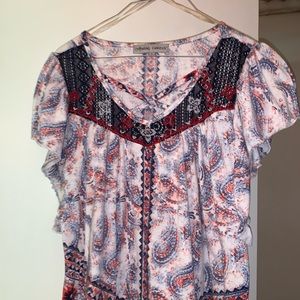 Native American print shirt